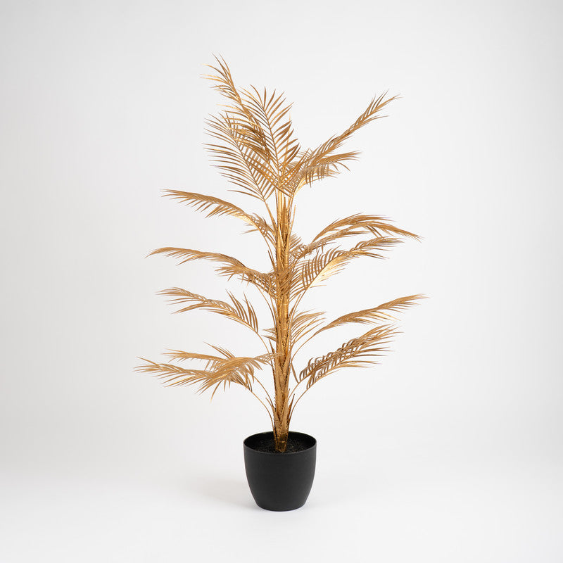 Artificial Gold Palm Tree 122cm